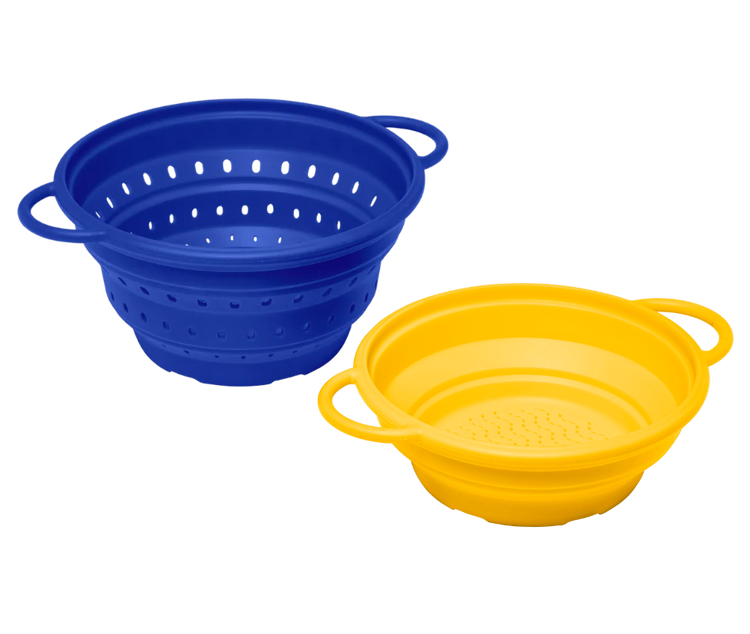 Colander Set Bundle Great Jones Blueberry Mustard